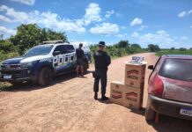 Bela Vista: Homem é preso em flagrante comcaixas de cigarros oriundos do Paraguai