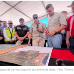 Presidente Santiago Penã fez inspeção nas obras do corredor bioceânico entre Paraguai e Argentina