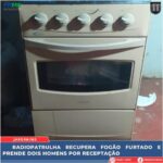 Radiopatrulha recupera fogão furtado e prende dois homens por receptação