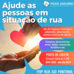 TJ/MS levará donativos e serviços a pessoas em situação de rua