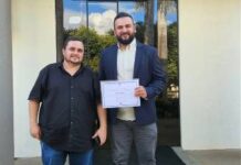 Rodrigo Barboza é diplomado e assumirá como Vereador em Bela Vista