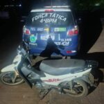 PM recupera motocicleta roubada em Ponta Porã