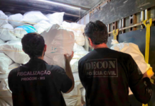 Procon/MS e Decon apreendem mais de 4,3 mil tênis falsificados em Campo Grande