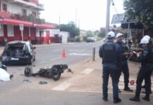 Motorista embriagado provoca morte de motociclista em frente a bar