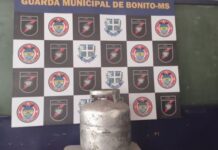 Guarda Municipal e Polícia Militar recuperam botijão de gás furtado na Vila Donária