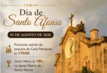 Dia de Santo Afonso reúne fiéis em celebração ao padroeiro de Bela Vista neste sábado