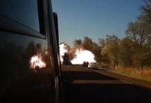 Polícia apura causa de acidente com explosão e quatro mortes na BR-163
