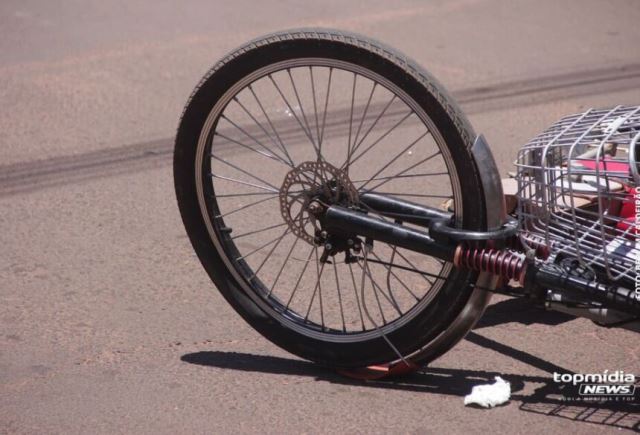 Acidente com Bicicleta em Dourados