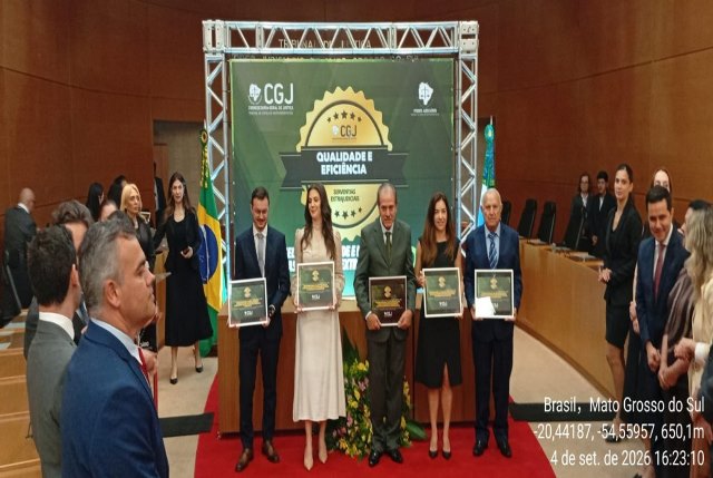 Exemplo de Dedicação Aos 78 Anos, João Amadio Vieira Conquista Selo de Qualidade do TJMS pelo Segundo Ano Consecutivo