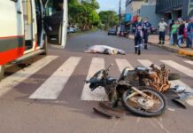 Dourados: Câmera flagrou acidente que matou técnica de enfermagem